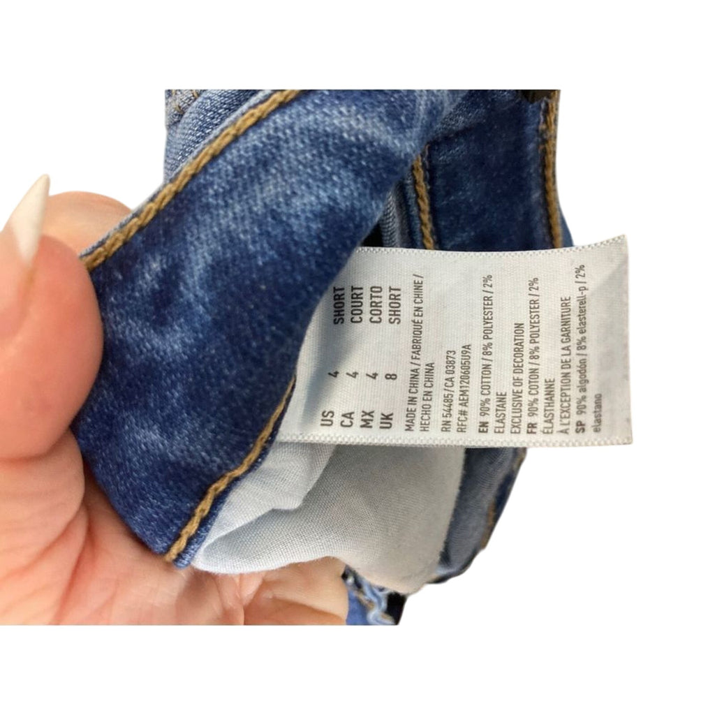 American Eagle Stretchy Curvy High Rise Jegging Dark Wash Denim SZ 4 Jeans