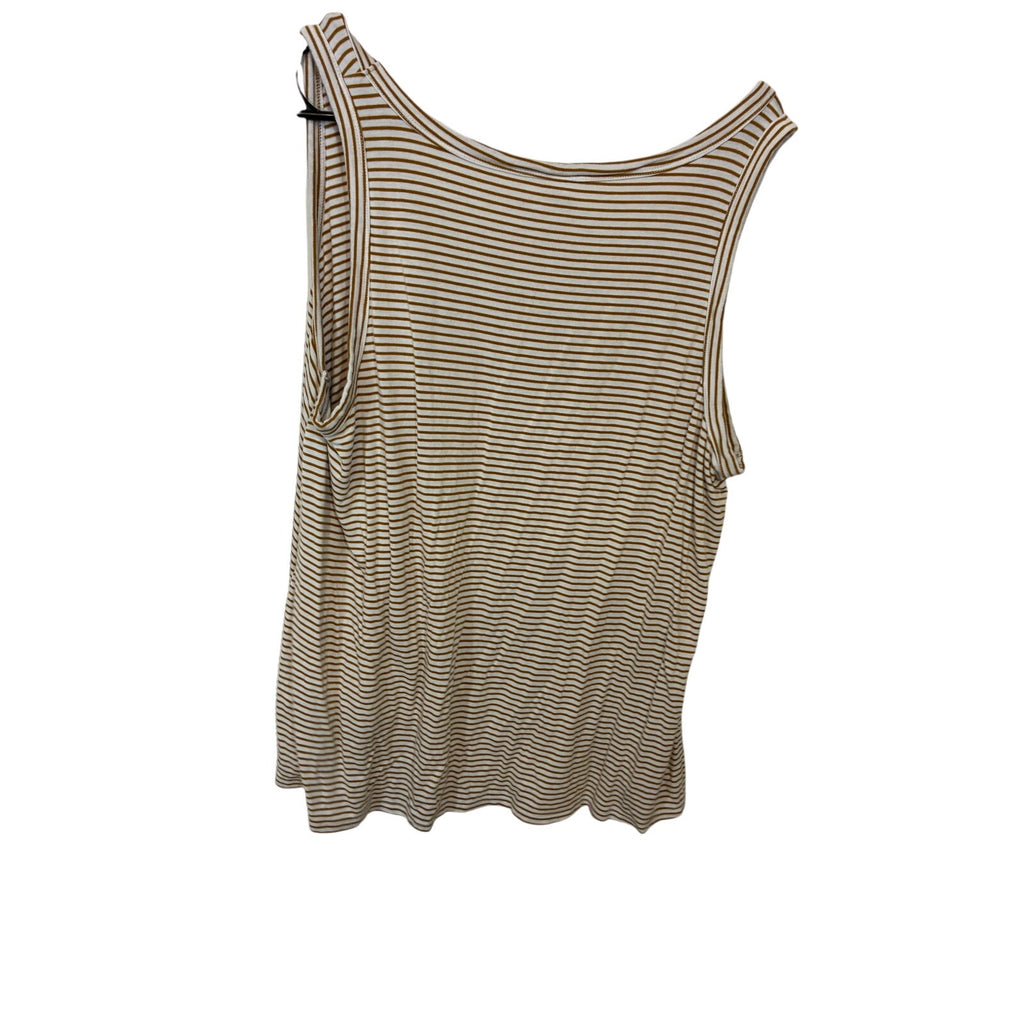 Old Navy Luxe Swing Tank Top Womens XL Striped Jersey Knit V-Neck Casual