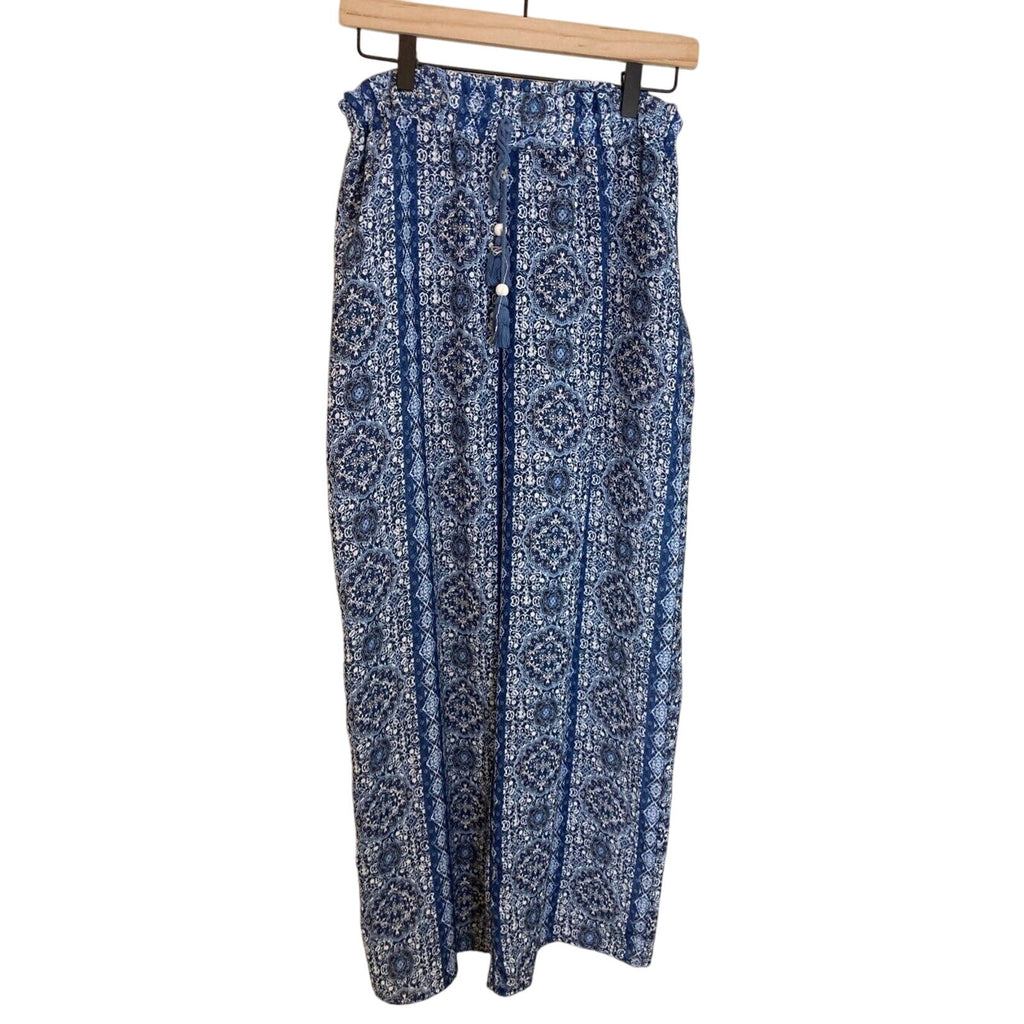 Willow & Sage Women's Tribal Bohemian Medium Harlem Gauzy Pants