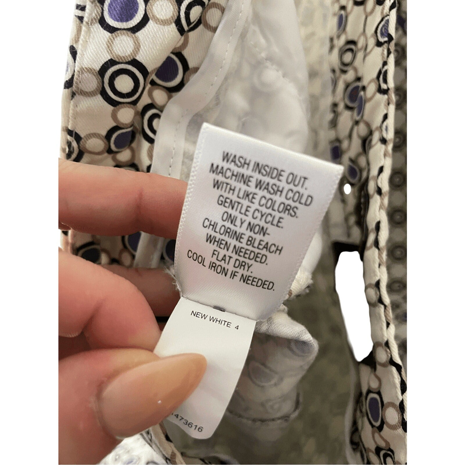 Dana Buchman Women's Retro White Novelty Print Cotton Pixie Dress Slacks