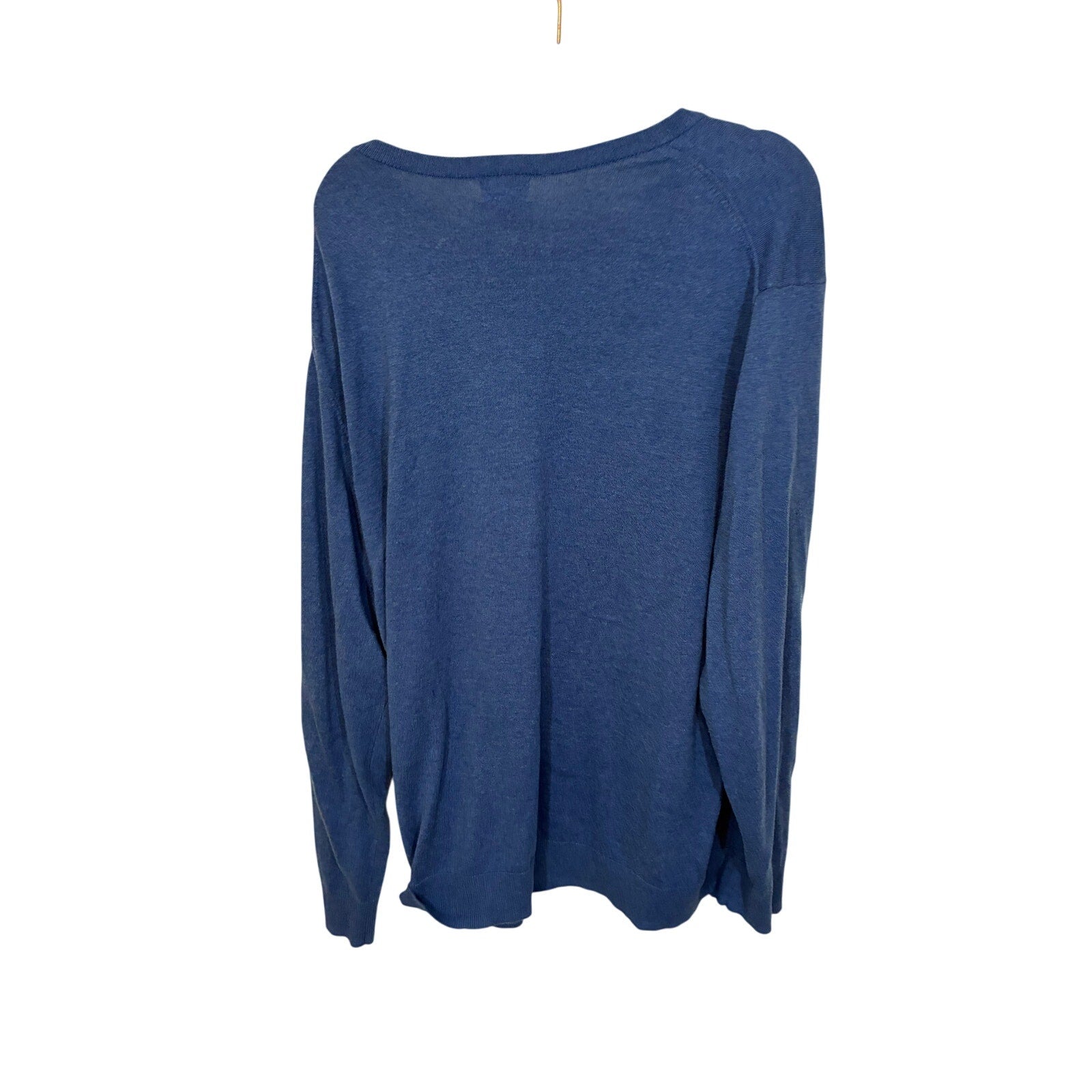Old Navy Men's Blue Pullover Sweater Long Sleeve Crew Neck XXL/TTG Preppy