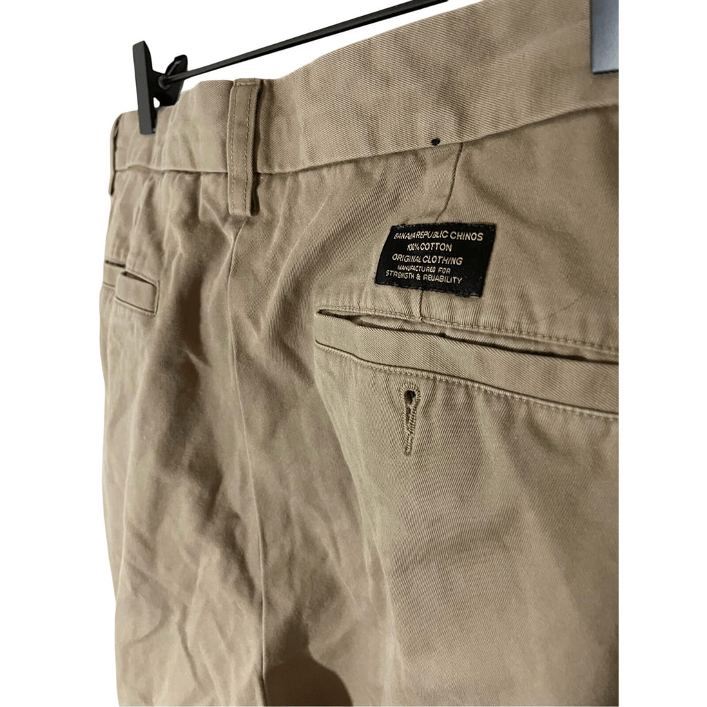 Men's Banana Republic Gavin Preppy Old Money Formal Luxury Dress Khakis 34x30