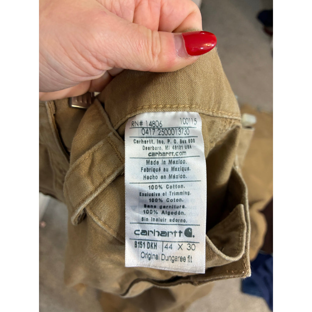 Carhartt Cargo Orginal Dungaree Fit Men's Work Pants 44W Gorpcore Utility