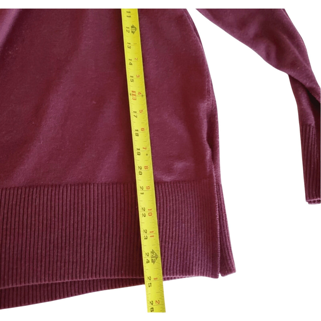 Revolve Chelsea 28 Sweater Cashmere Soft V-Neck Purple XS