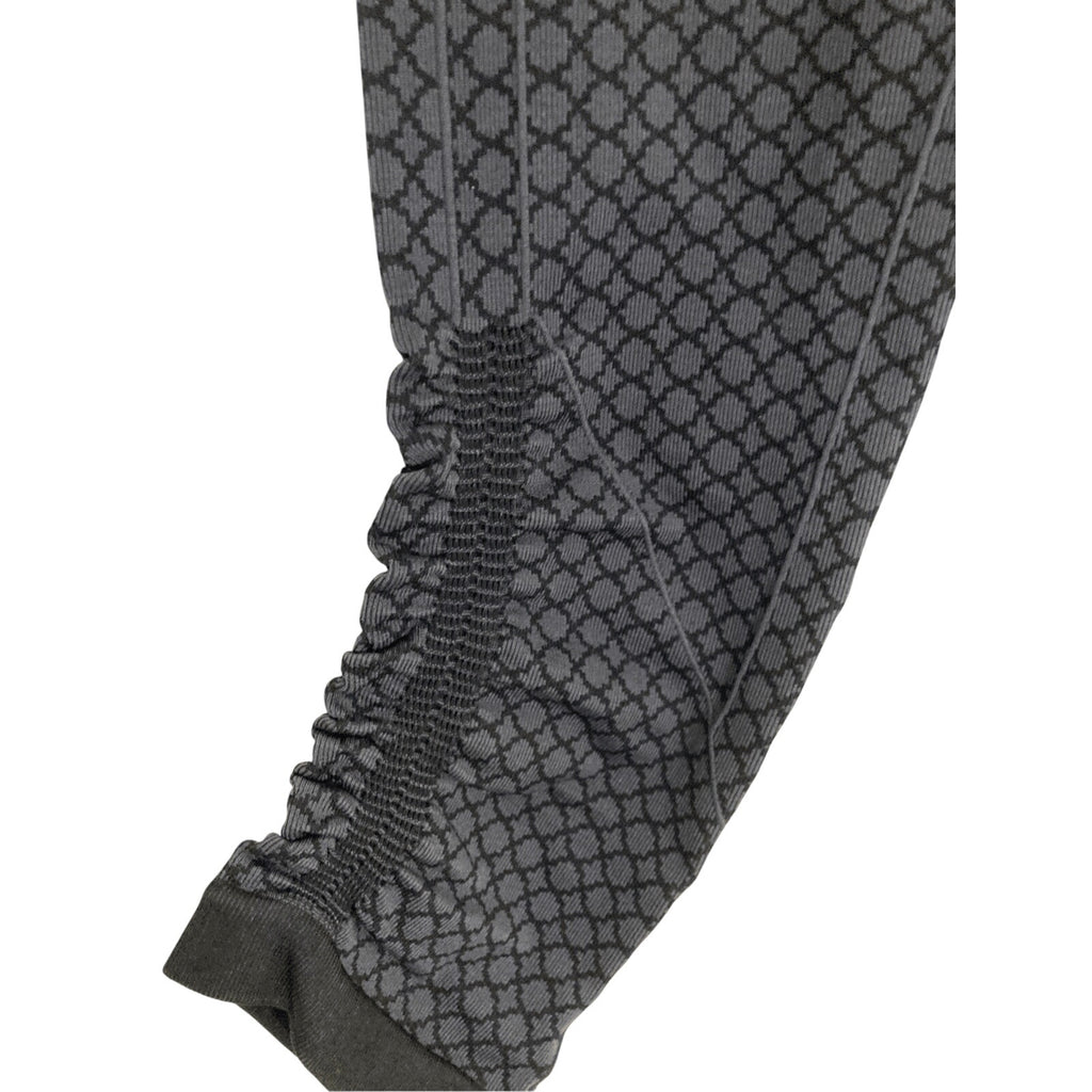 Lululemon Printed SZ 4 Novelty Black Compression Capri Pedal Pusher Leggings