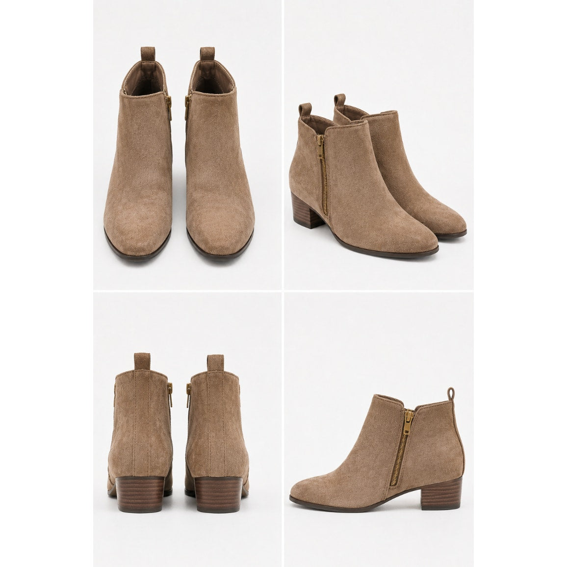 Pierre Dumas Booties Brown Size 11 Double Side Zipper Ankle High Western Booties