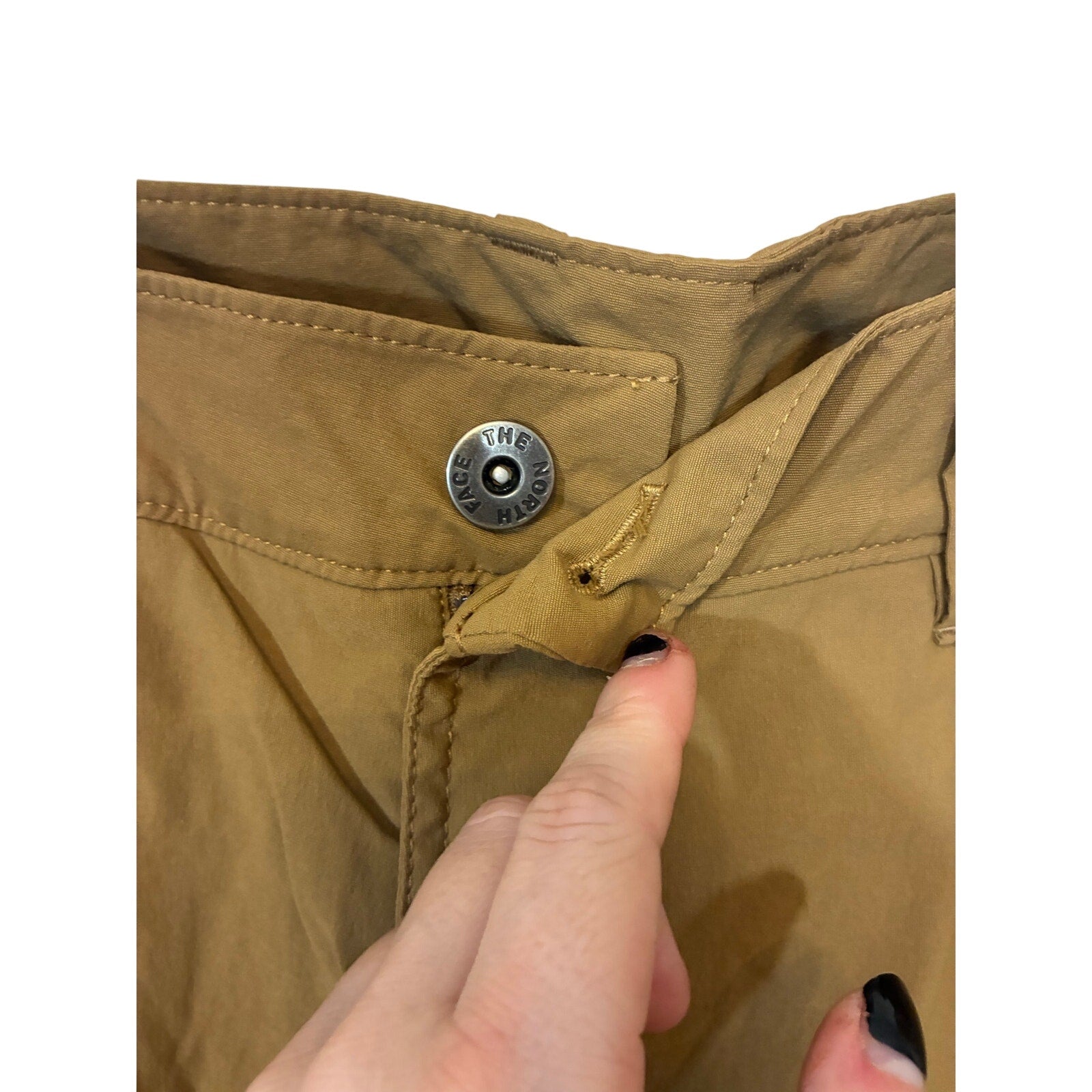 The North Face Men’s Brown Stretch Hiking Pants Nylon Outdoor Trail Travel 38W