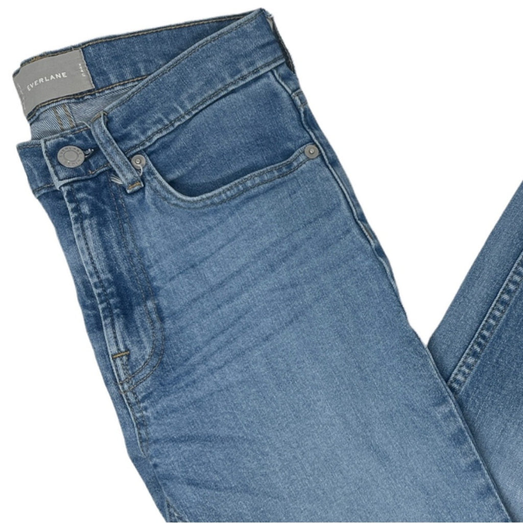 Everlane Medium Wash Skinny Jeans 25 Streetwear Minimalist Relaxed Comfy Casual
