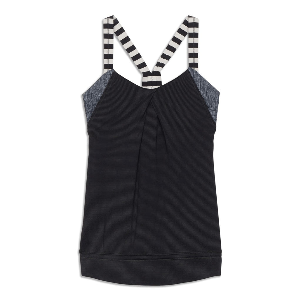 Lululemon Rest Less Tank Top Singed Sz 6 Athletic Pilates Gym Cardio Gorpcore