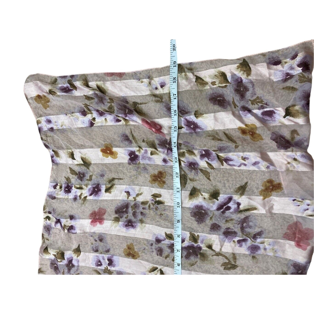 Baby Doll Floral Bloomcore Dainty Striped Women's Hair Piece Scarf
