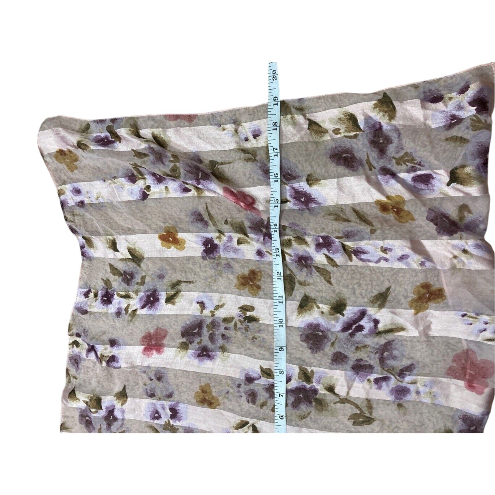 Baby Doll Floral Bloomcore Dainty Striped Women's Hair Piece Scarf