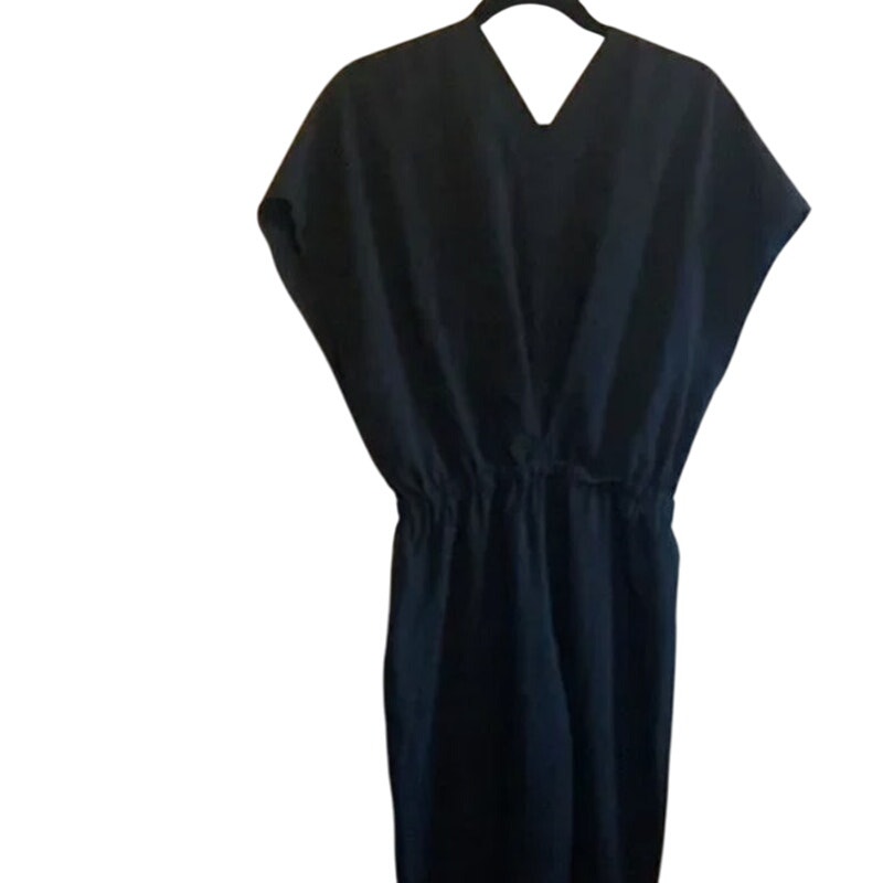 Donna Morgan All Black Elegant Balloon Sleeve Fitted Feminine Modest Jumper