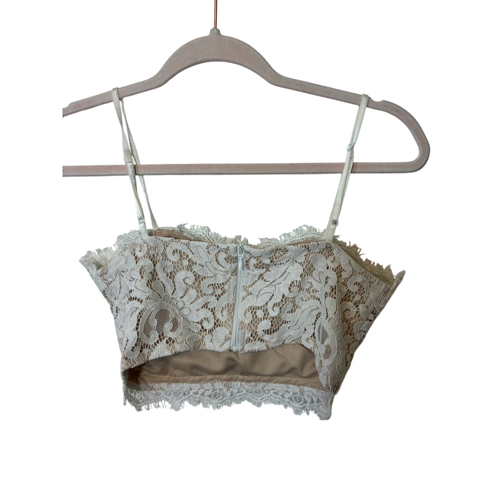Cider White Lace Matching Set Small Bridal Shower Bachelorette Outfit Western