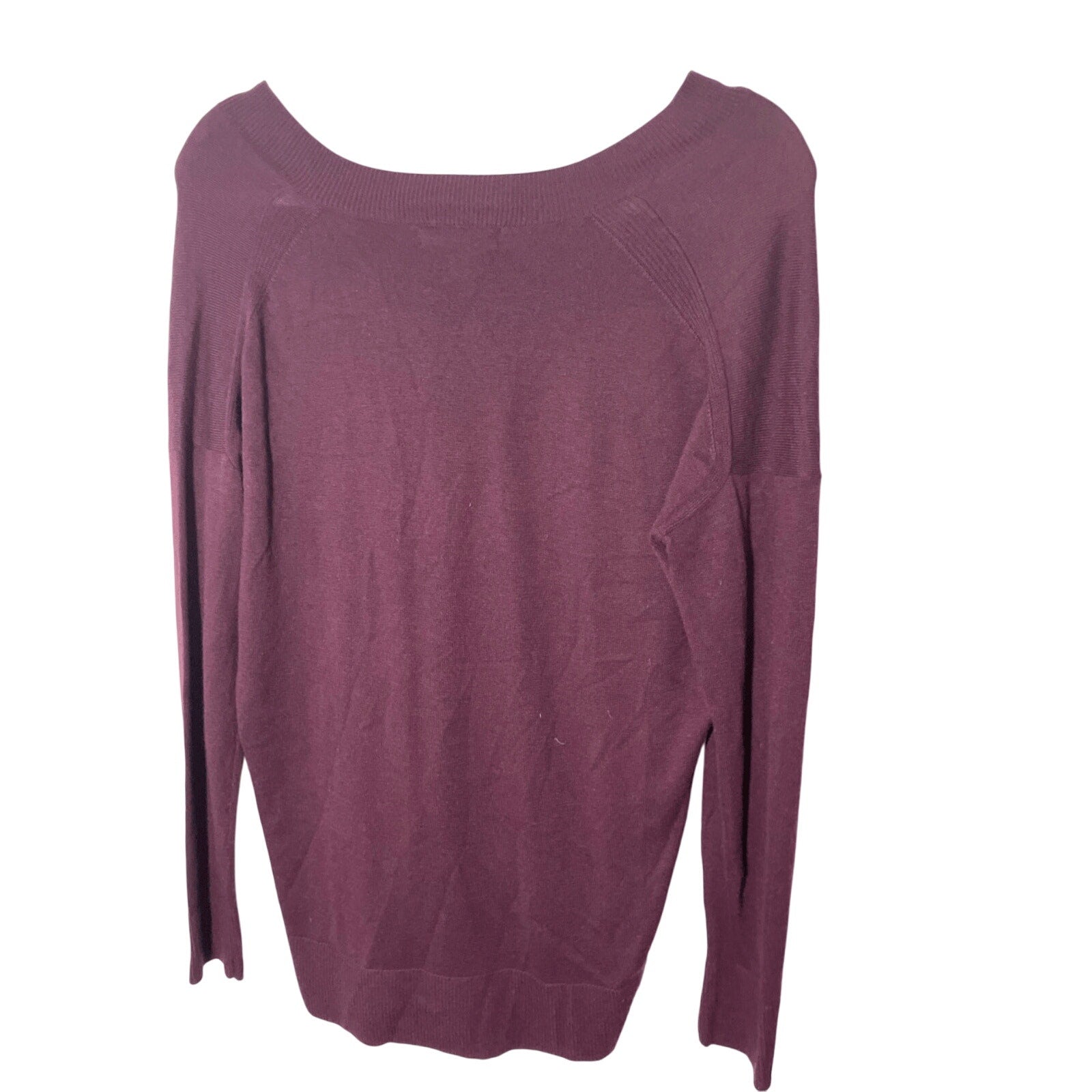 Revolve Chelsea 28 Sweater Cashmere Soft V-Neck Purple XS