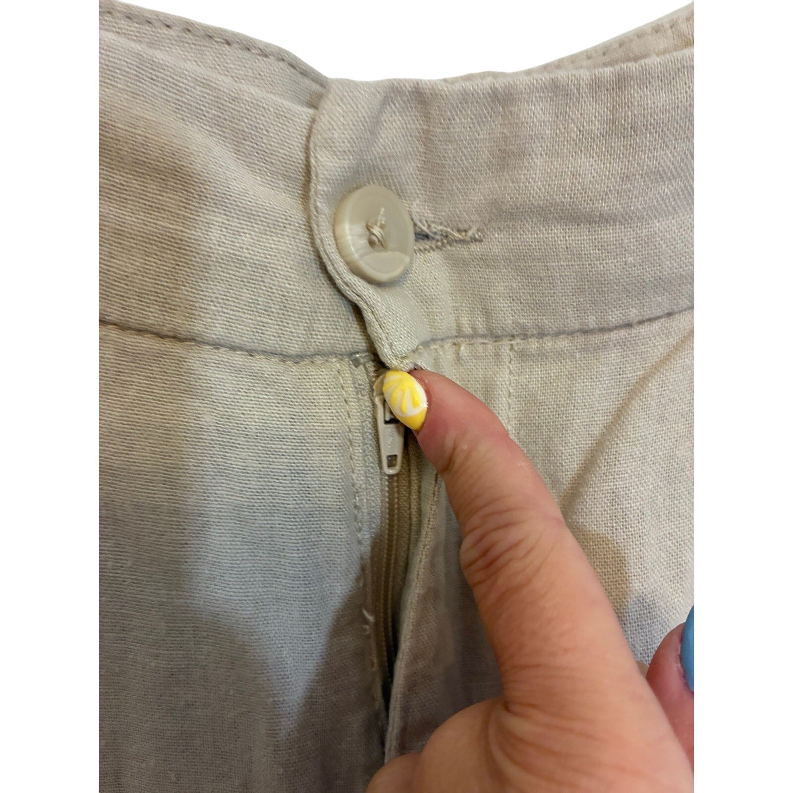 High-Rise Linen Pleat Front Straight Pants Rewash Lagenlook Neutral Gauzy