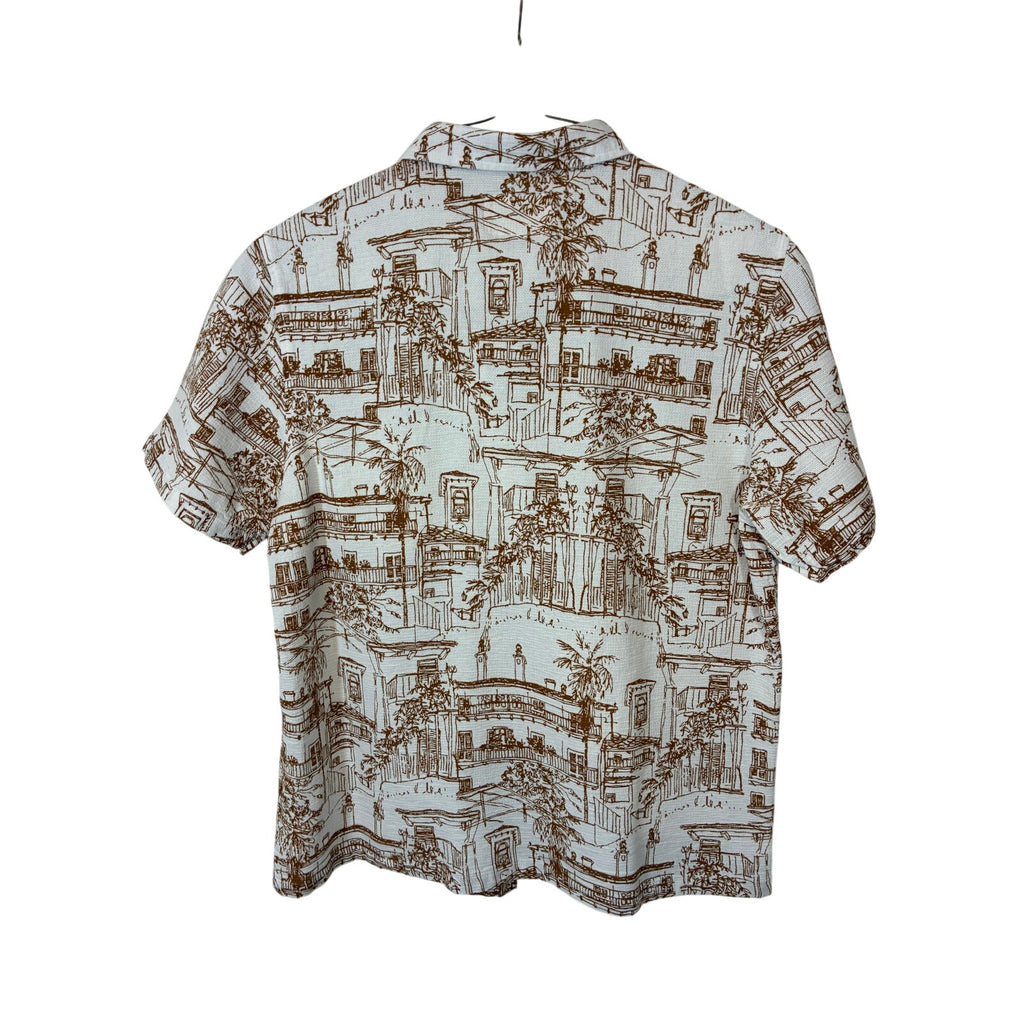 Folk Clothing Large Men's Plate SS Shirt Organic Cotton Preppy Minimalist