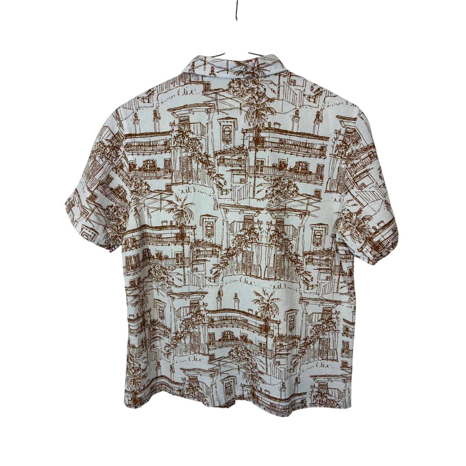 Folk Clothing Large Men's Plate SS Shirt Organic Cotton Preppy Minimalist