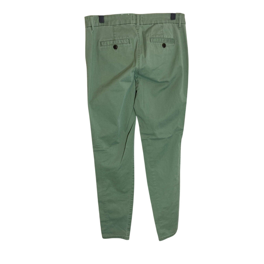 SO Women's Green Chino Bootcut Teacher Retro Kidcore Dress Slacks Junior Corporate
