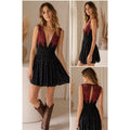 Free People Walking Through Dreams Fit Flare Mini Dress Boho Festival Sleeveless