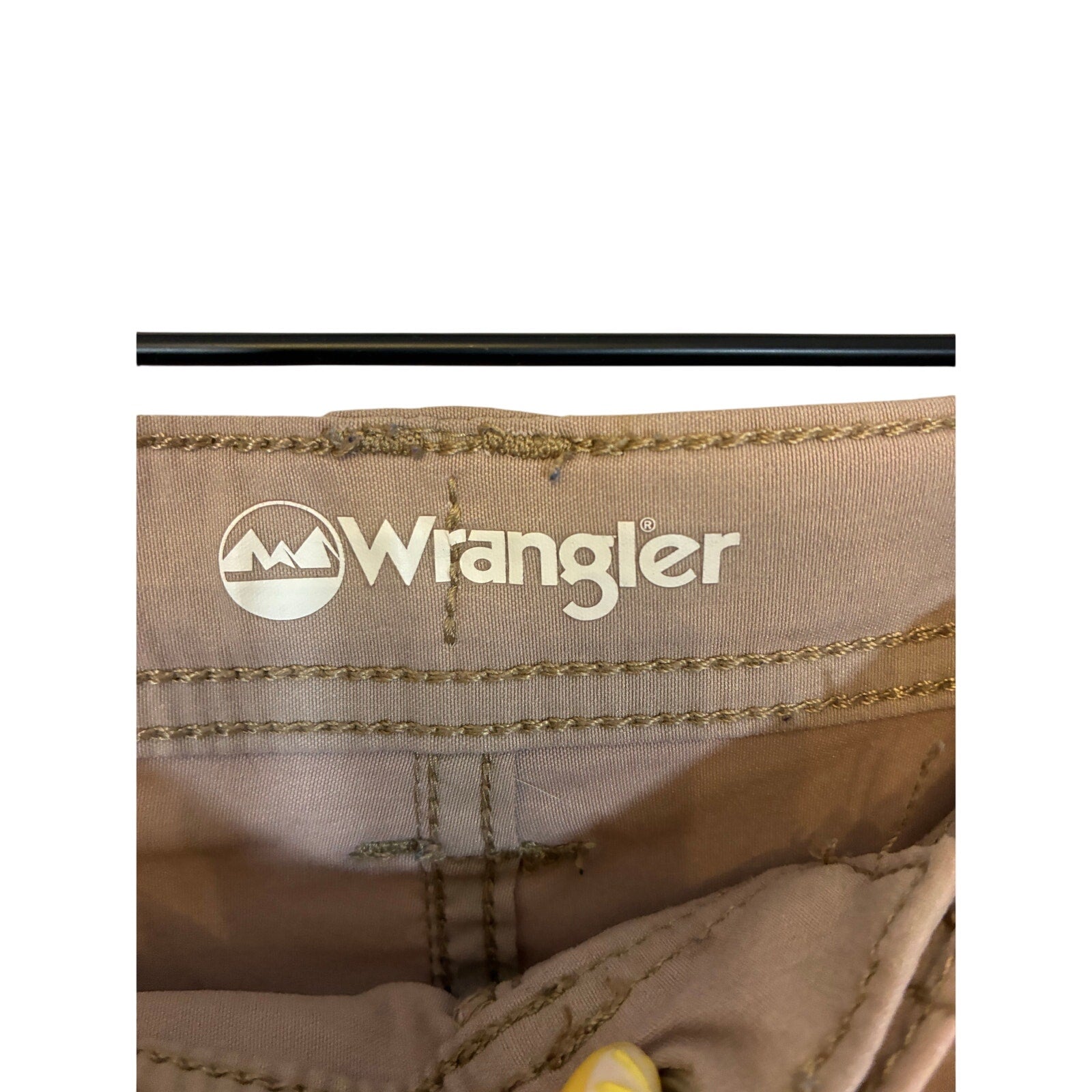 Wrangler Boys Hiking Shorts 16 Beige Cargo Elastic Waist Adjustable Outdoor