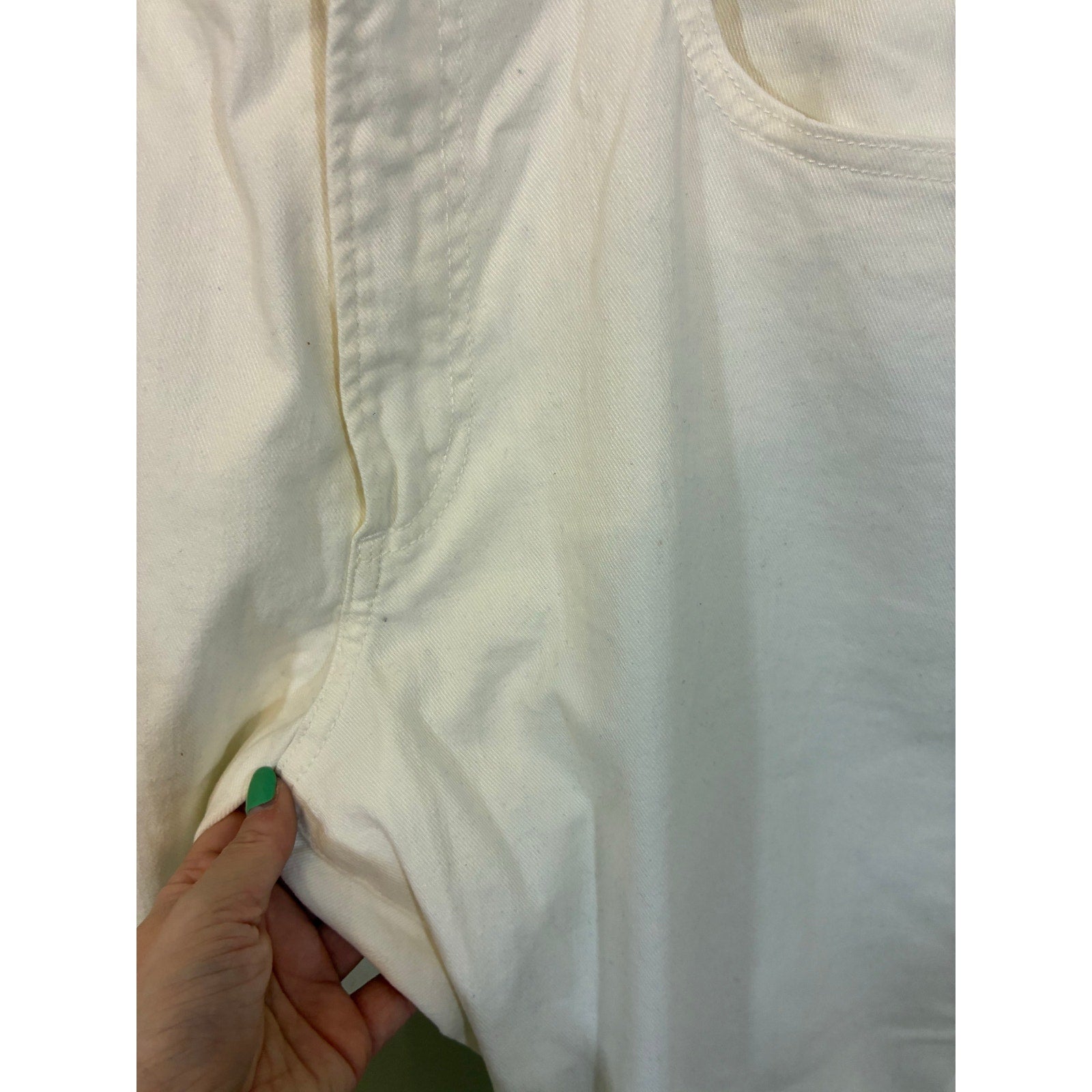 Gap Slim White Jeans 36x34 Men's Denim Pants Classic 5 Pocket Casual Streetwear