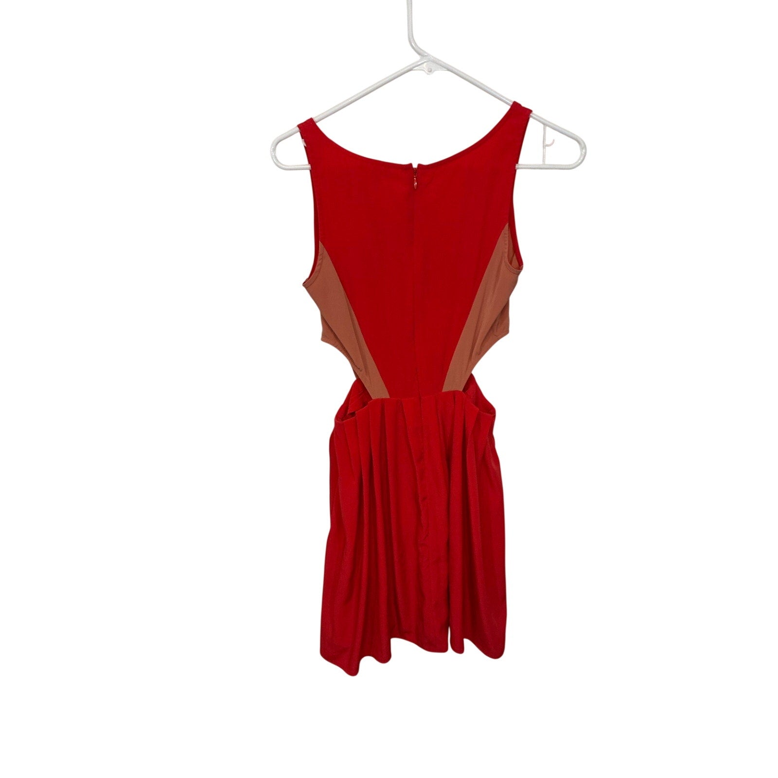 BB Dakota Ripley Cutout Bodycon Dress Pink Red Cocktail Party 0