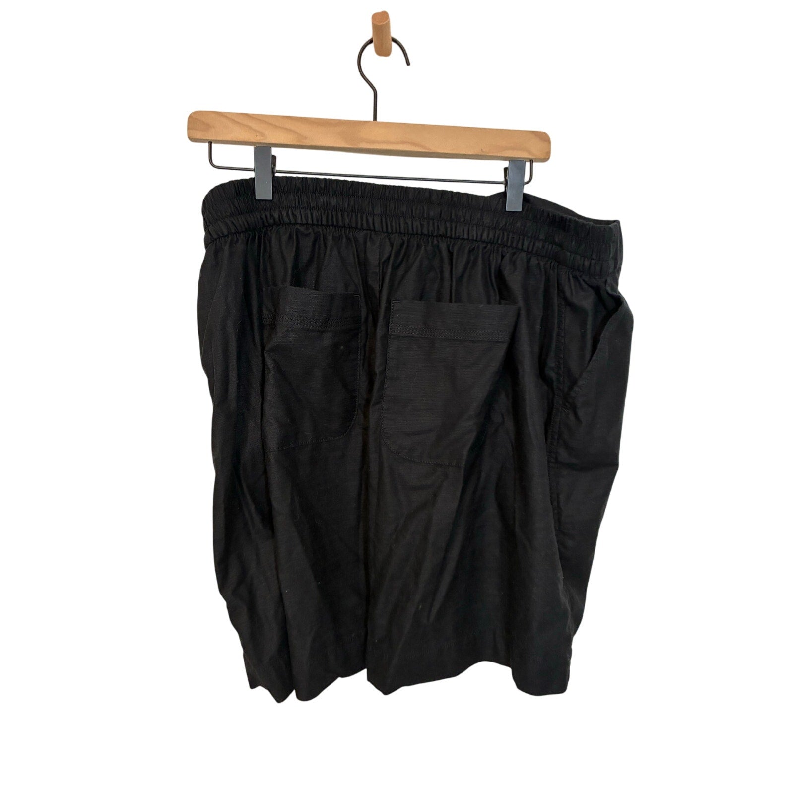 Lane Bryant Cotton Black Casual Coastal Closet Staple Minimal Preppy Shorts 14/16