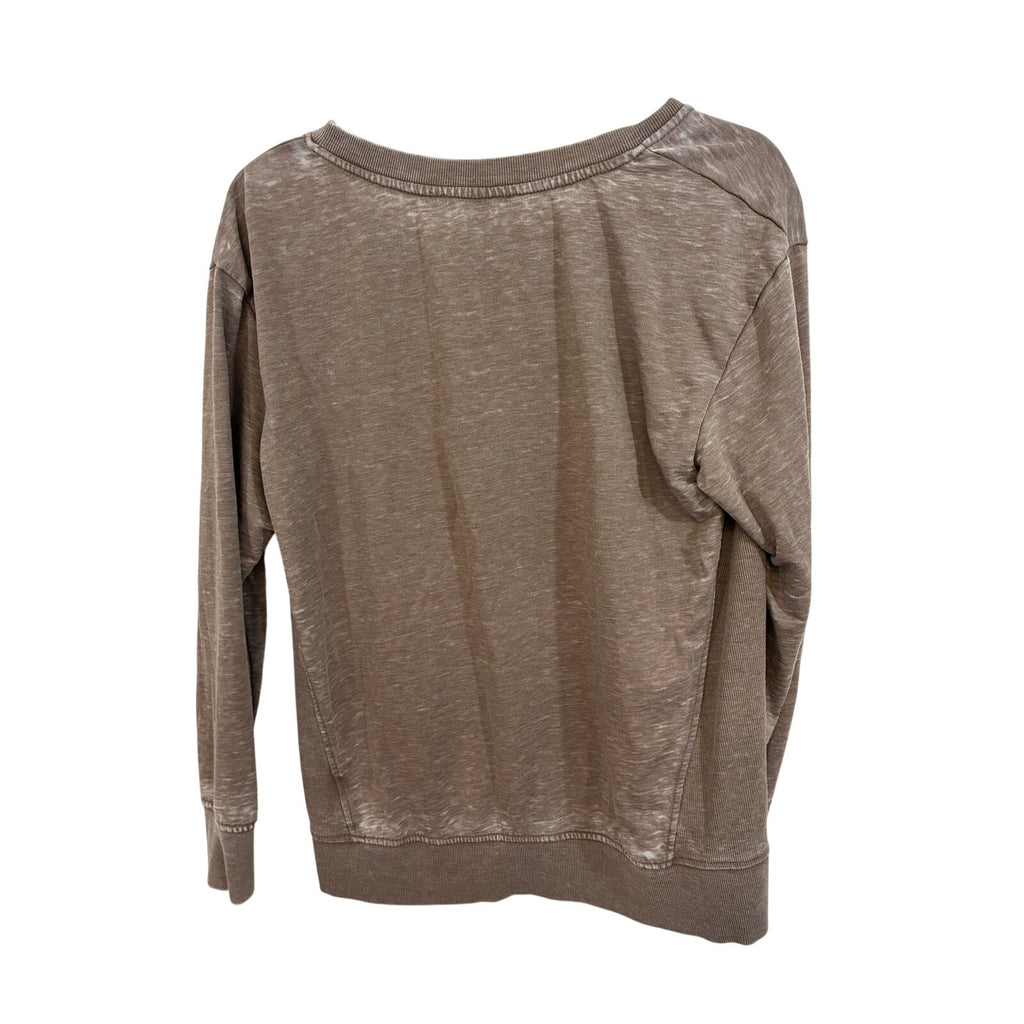 Jack & Delaney Anthropologie V-Neck Weekender Sweatshirt Women’s Relaxed Top S