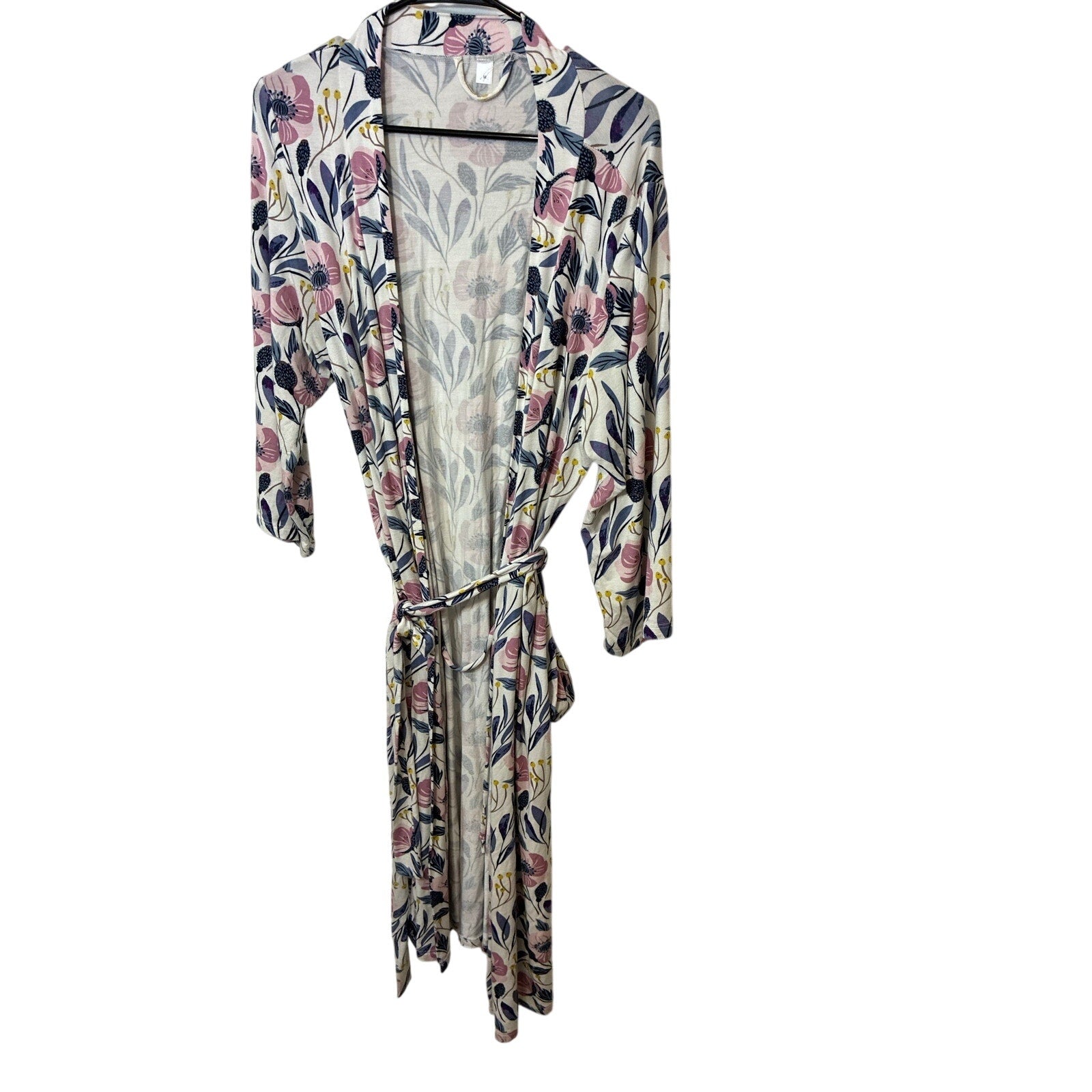Milkmaid Goods Botanical Floral Duster Robe Cottagecore Lounge Kimono M Scandi
