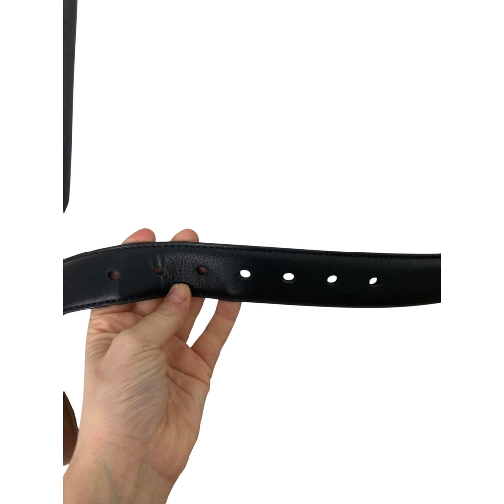 Dockers Men's 2X (46-48) Black Genuine Leather Old Money Quiet Luxury Belt