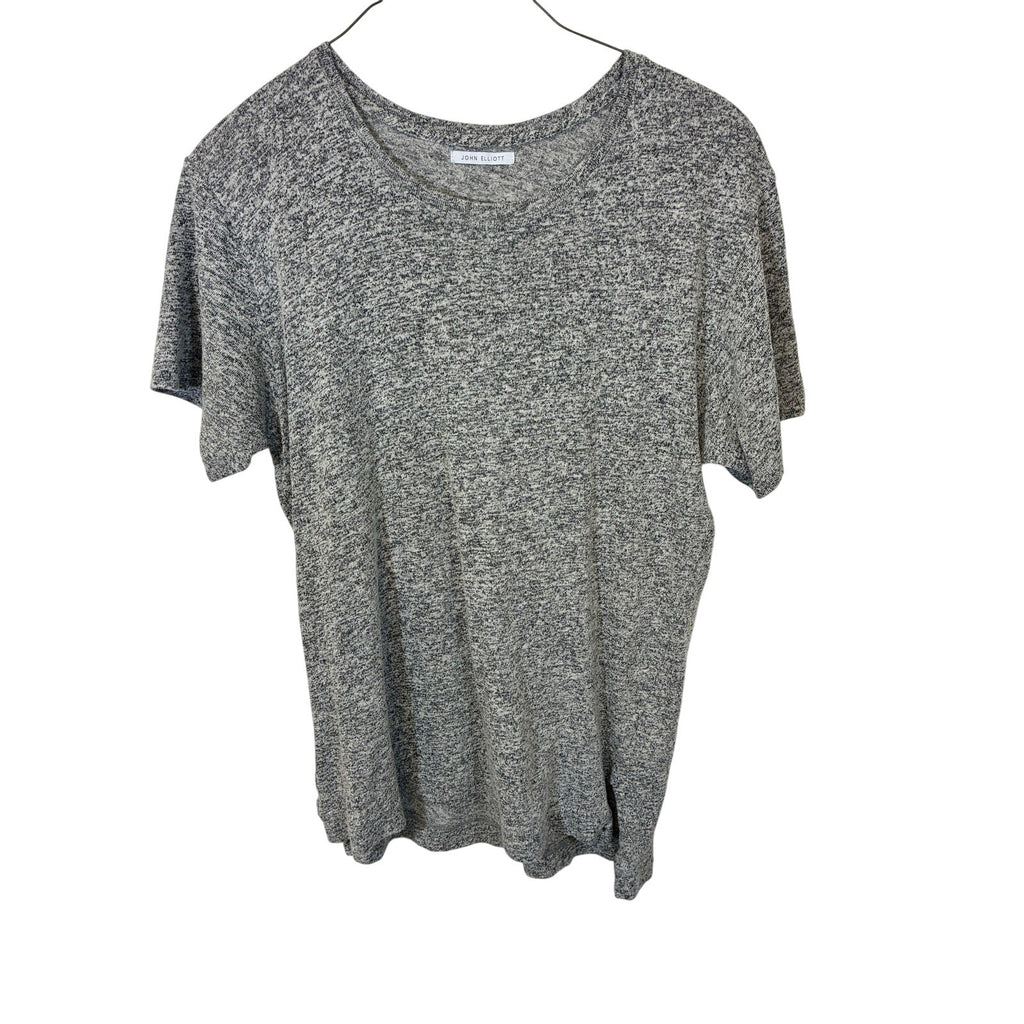 John Elliott Co-Mix Mercer Tee Gray Mens XXL Size 5 Luxury Minimalist T-Shirt