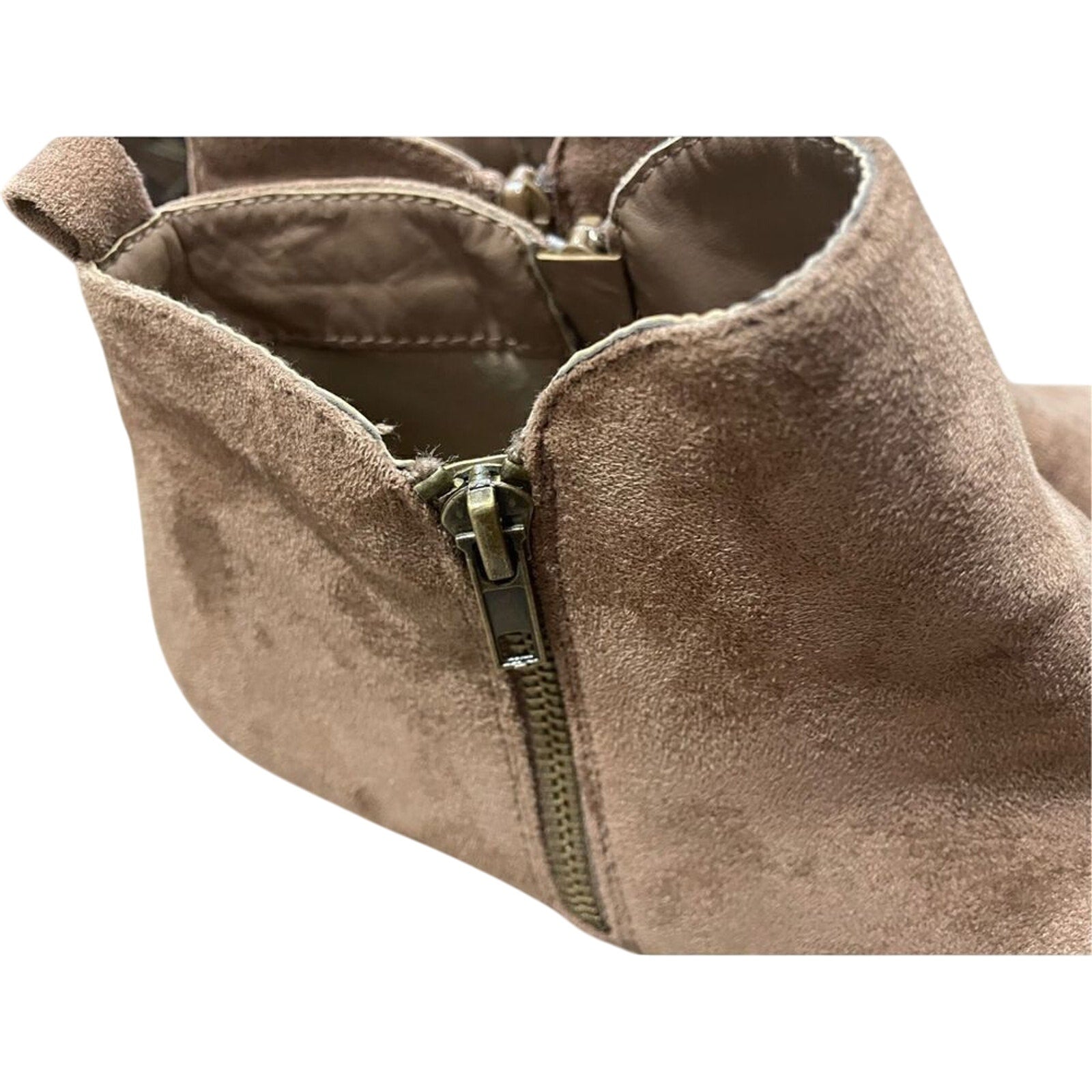 Pierre Dumas Booties Brown Size 11 Double Side Zipper Ankle High Western Booties