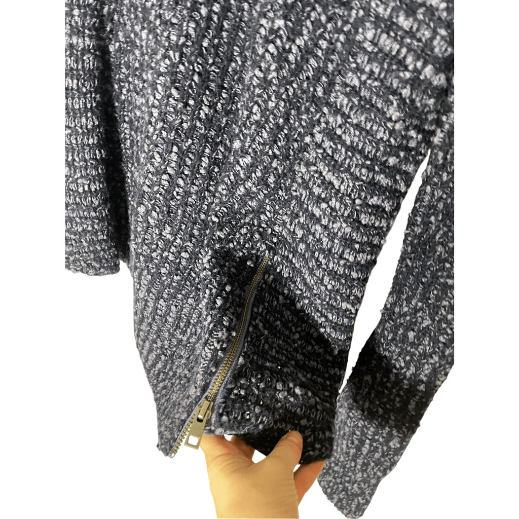 Moth Anthropologie Women's XS Navy Wool Sweater Cozy Coastal Grandma Nomadic