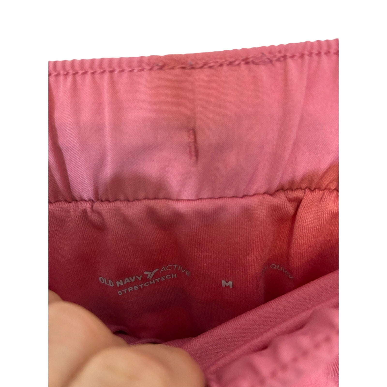 Old Navy Utility Crinkle Run Shorts Dust Bloom M Athleisure Workout Gorpcore