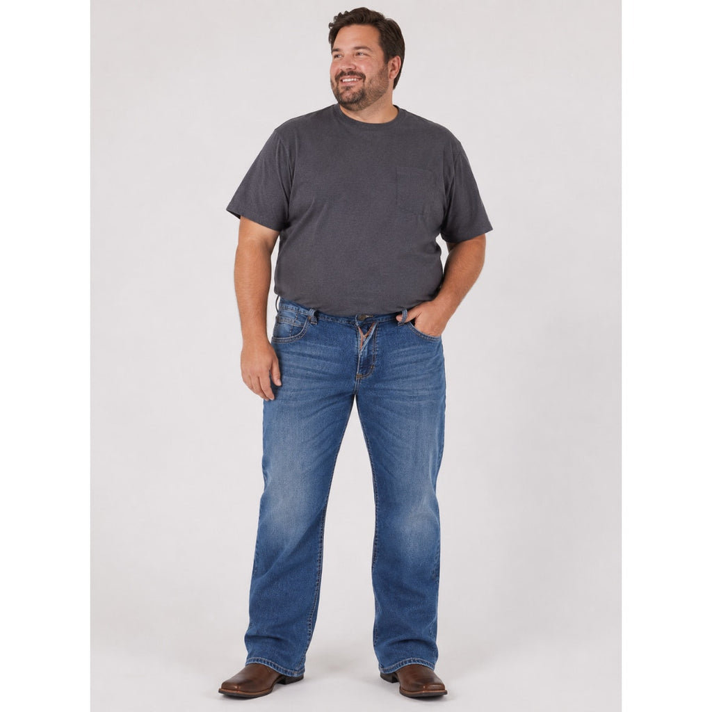 L342 Men's Lees Modern Casual Straight Leg Bootcut Jeans 40x32L