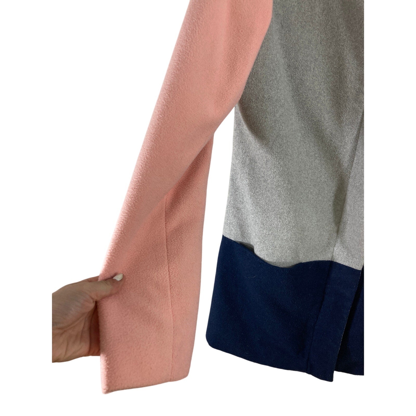 Sabine Women's Minimalist Colorblock Trench Coat  Medium