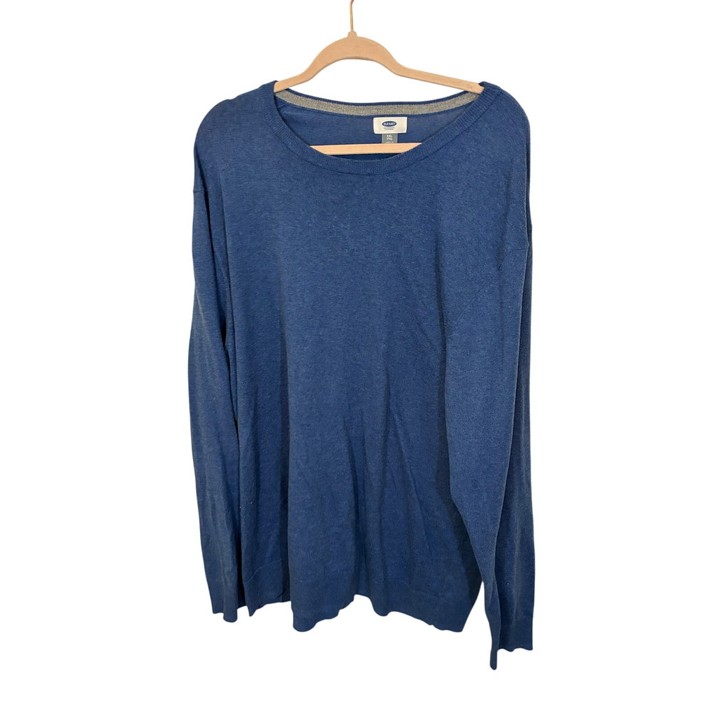 Old Navy Men's Blue Pullover Sweater Long Sleeve Crew Neck XXL/TTG Preppy