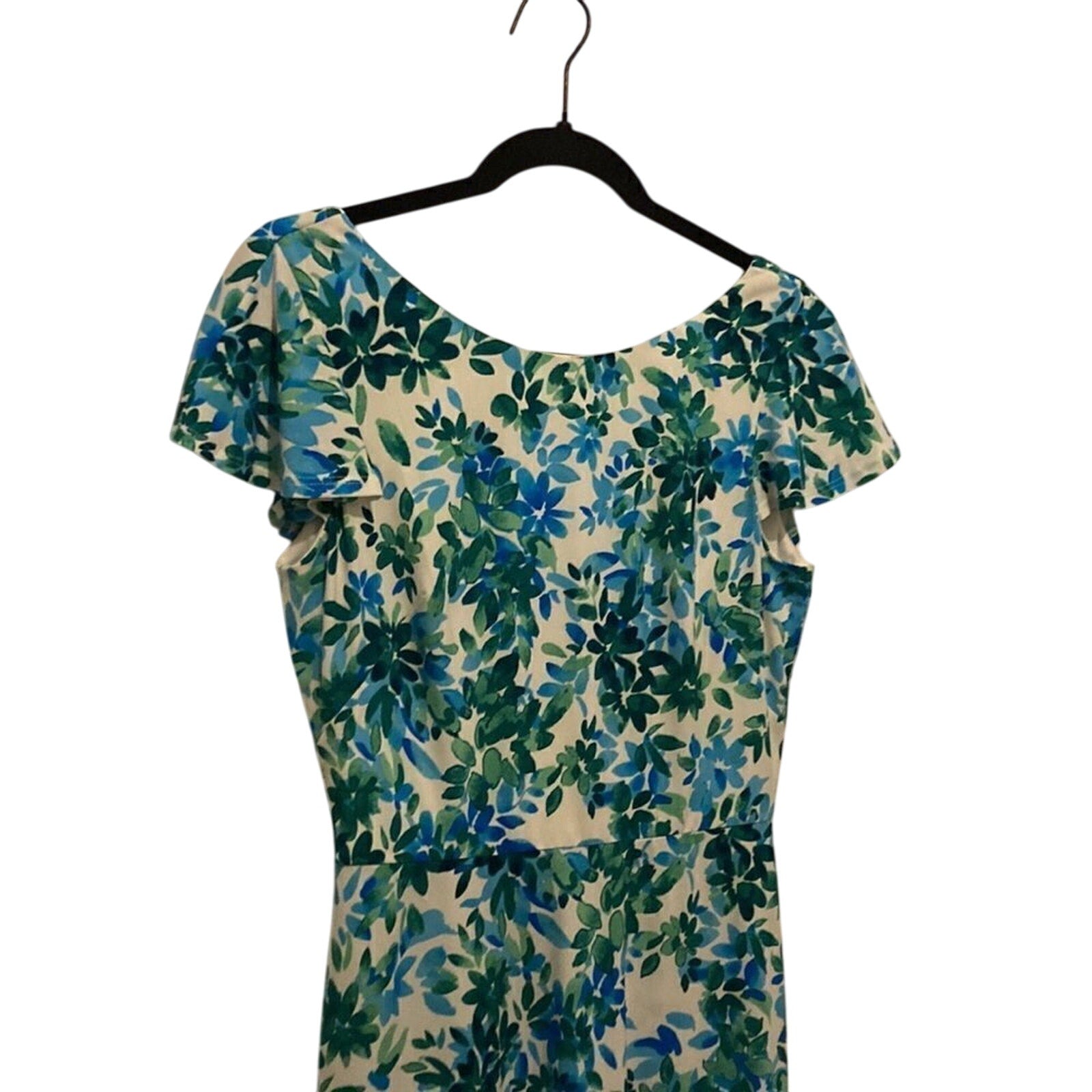 Suite 7 Petite  Cottagecore Women's Floral Farm Ruffled Midi Dress