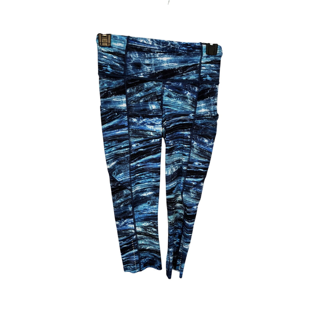 Lululemon Fast Free Speed Crop II Nulux Shorelines Leggings 4 Gorpcore