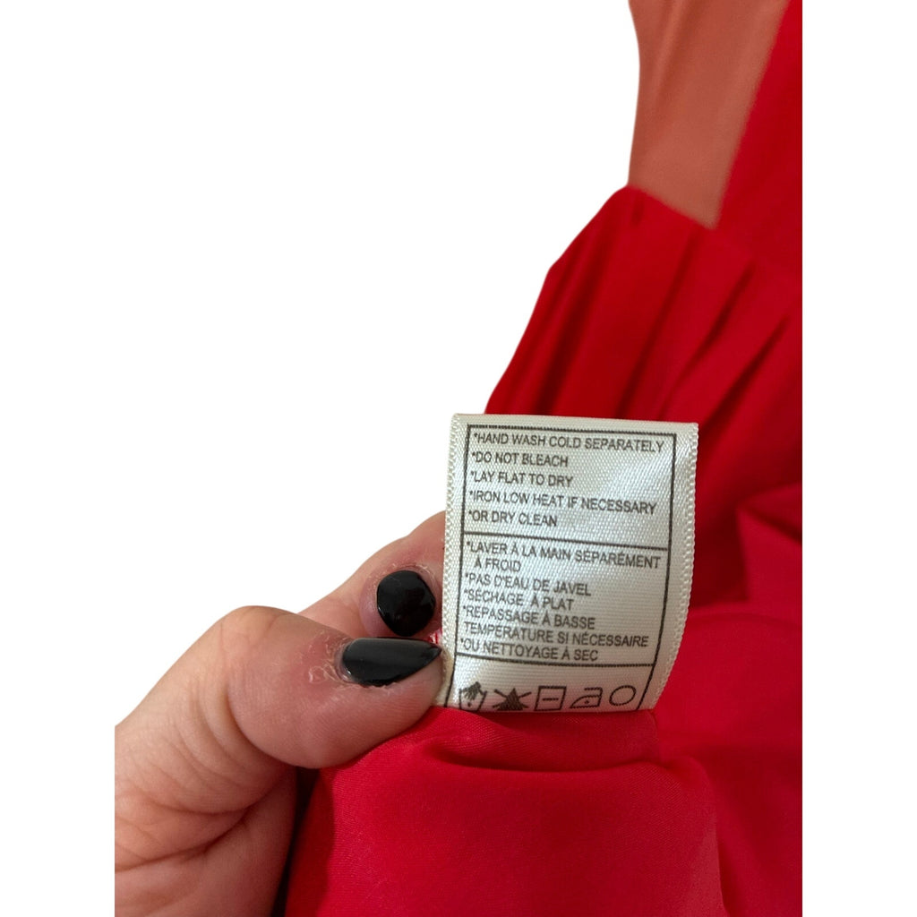 BB Dakota Ripley Cutout Bodycon Dress Pink Red Cocktail Party 0