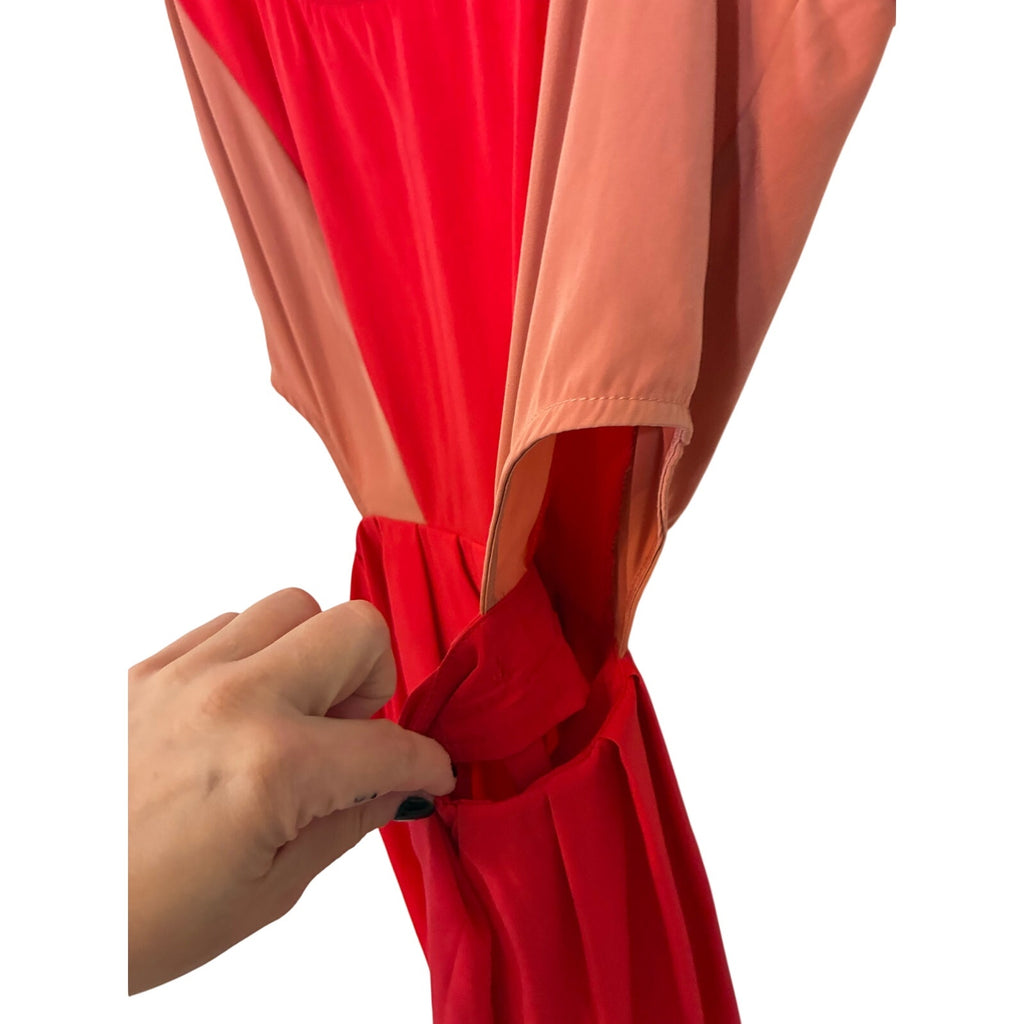 BB Dakota Ripley Cutout Bodycon Dress Pink Red Cocktail Party 0
