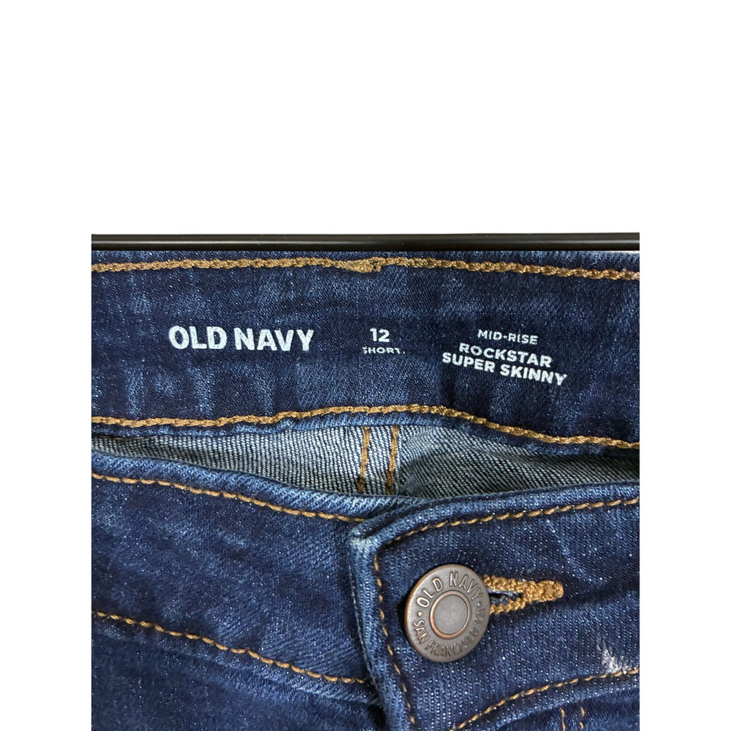 Old Navy Women's Original Mid Rise Jeans 12 Casual Minimal Informal Everyday