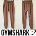 Gymshark Interlock Tech Joggers Taupe Womens S Athleisure Minimalist Gorpcore