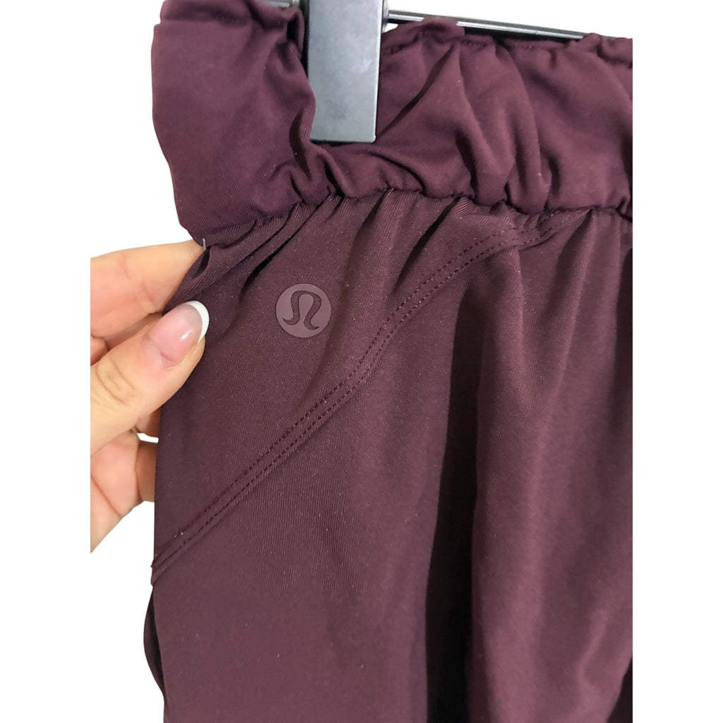 Lululemon Keep Moving 7/8 Pant Burgundy Luxtreme High Rise Travel Office Women 2