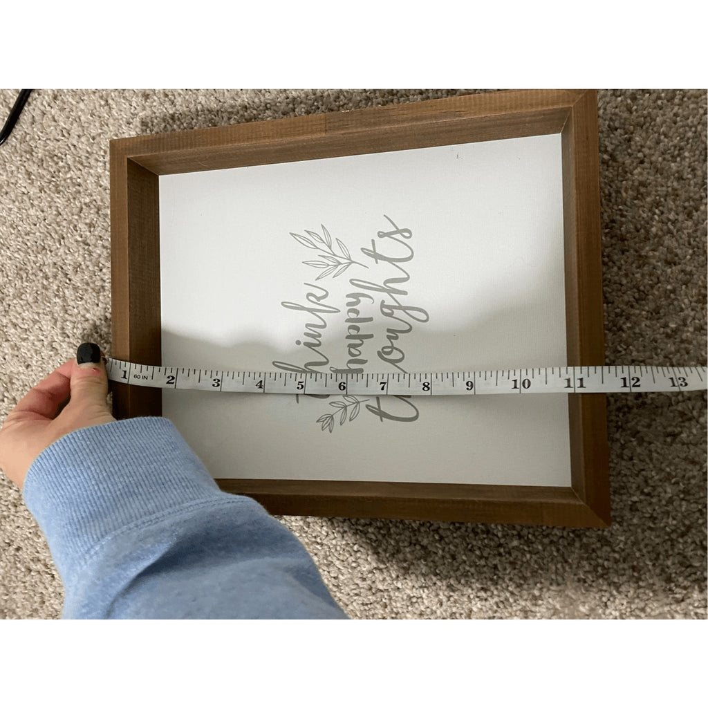 Set of 2 Hobby Lobby Positive Thoughts Positivity Home Decor Signs