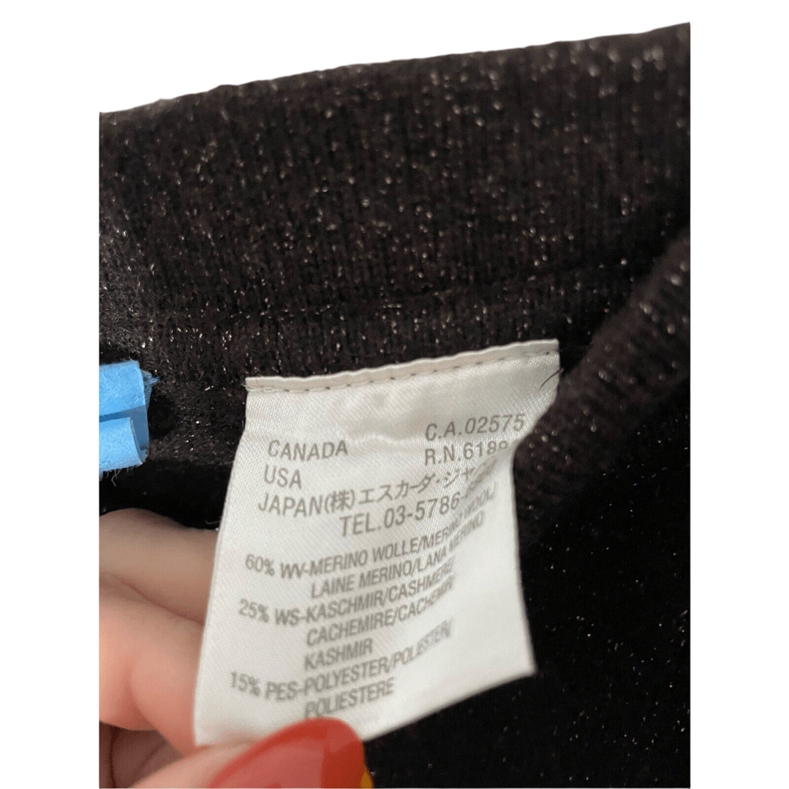 Escada Sport Women's Brown Wool Cashmere Sweater Pants Sequin Pocket Detail Sz L