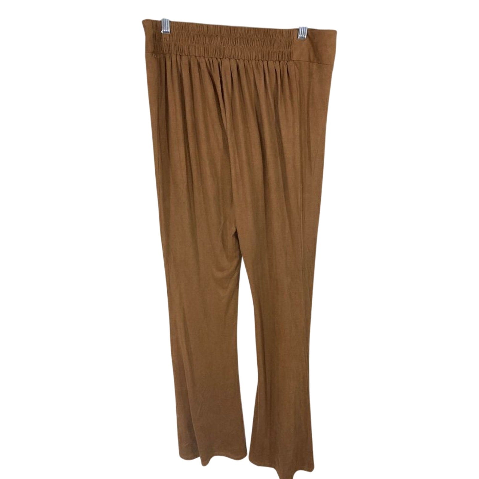 Copper Key High Rise XL Burnt Brown Bell Cowboy Rodeo Faux Suede Riding Pants