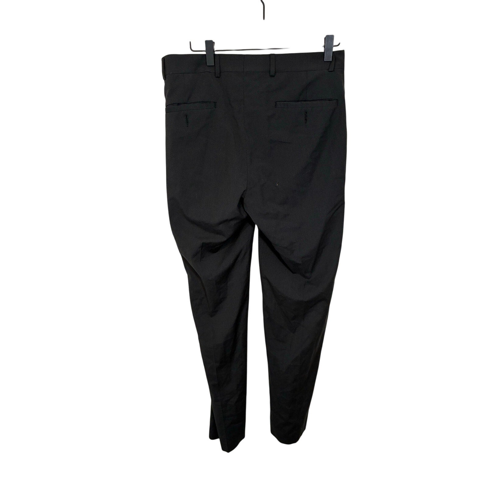 Kenneth Cole Reaction Men's Dress Pants Black Business Corporate 30W x 32L