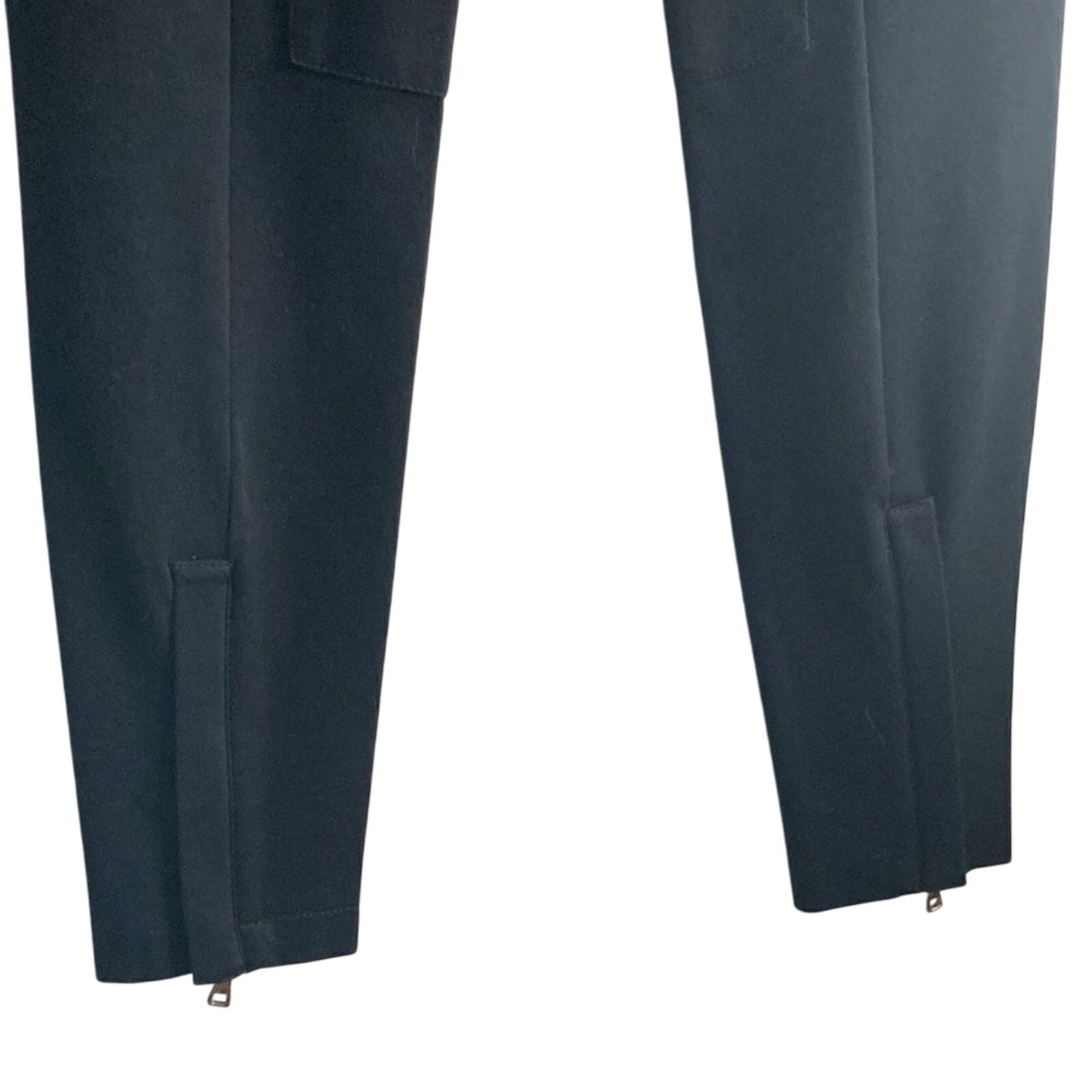 Moschino Cheap and Chic Black Straight Modest Stretchy Skinny Jeans sz 8