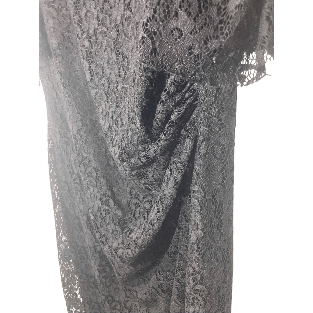Chaps NWOT Sz 10 Women's Off Shoulder Lace Whimsygoth Preppy Dress